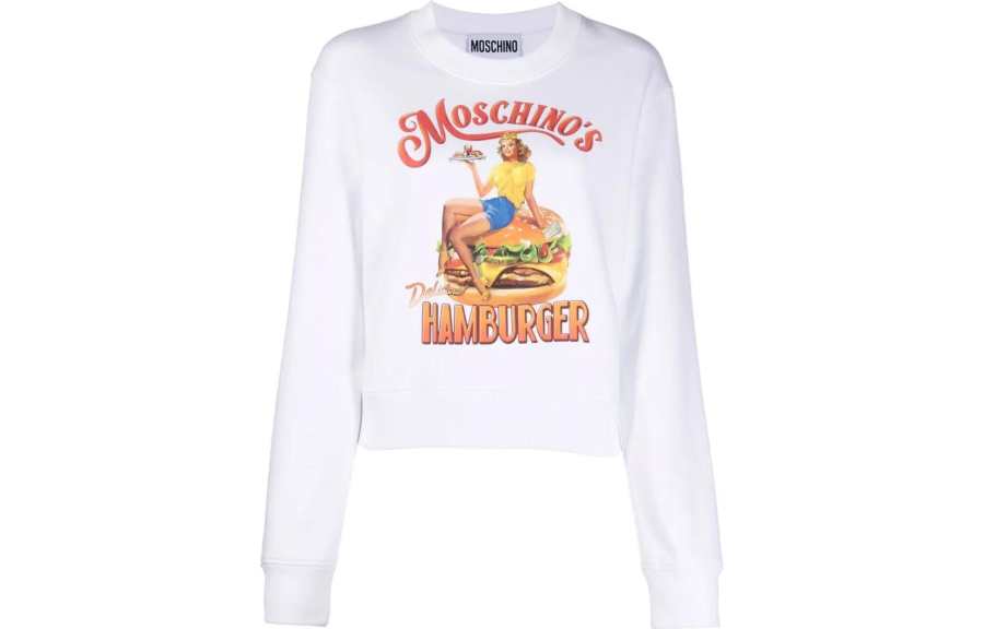 MOSCHINO Sweatshirt Women's White