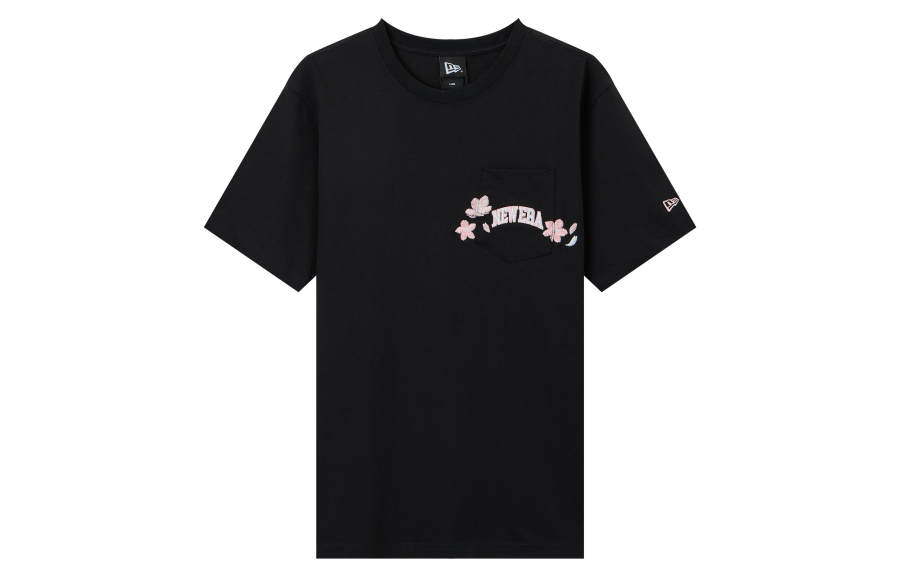 New Era T Shirts Unisex Black Crew Neck