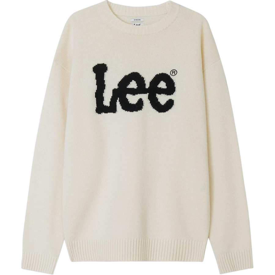 Lee Knitwear Women's Ivory Crew Neck Moderate Other