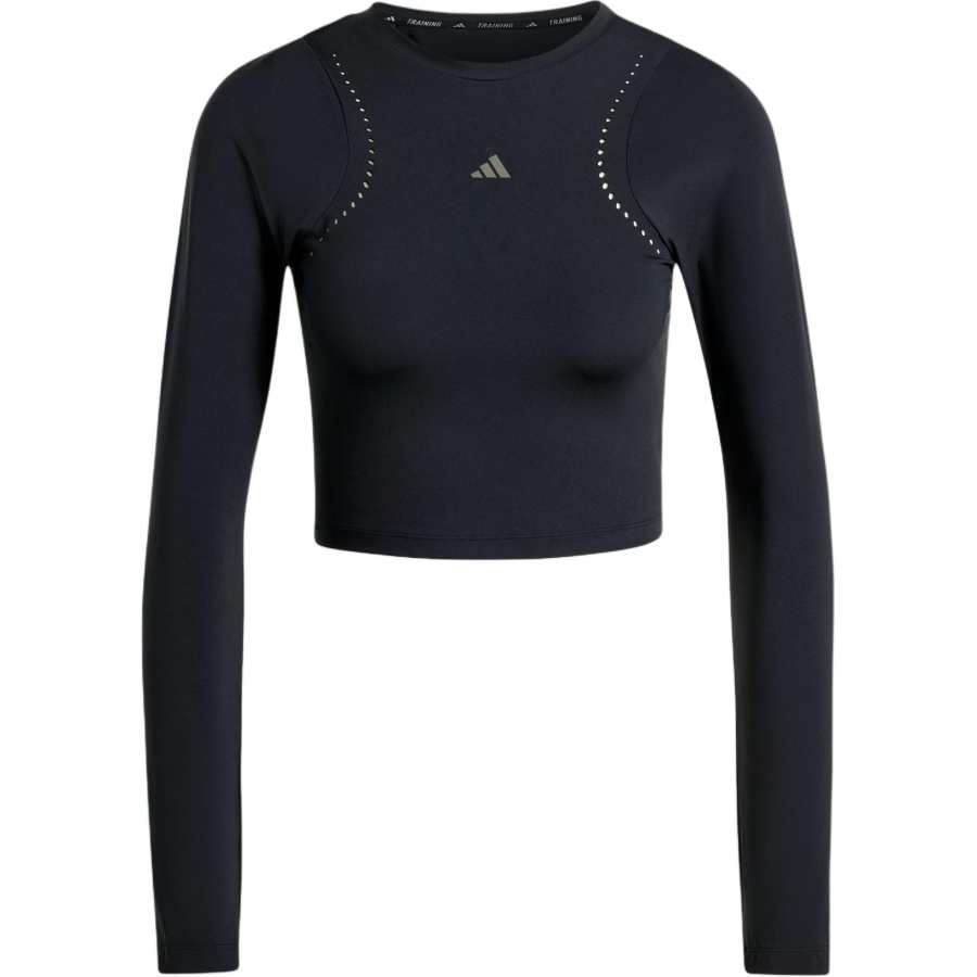 Adidas Adidas Free Shipping With AdiClub Hiit Seasonal Crop Long Sleeve Training Tee