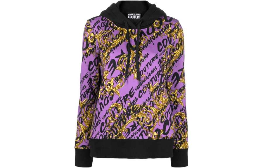 VERSACE JEANS COUTURE FW22 Sweatshirt Women's Purple