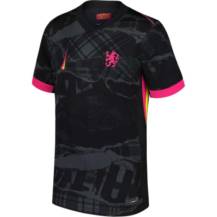 Nike Nike Chelsea FW24 Moisés Caicedo Stadium Third Soccer Jersey Men's Anthracite