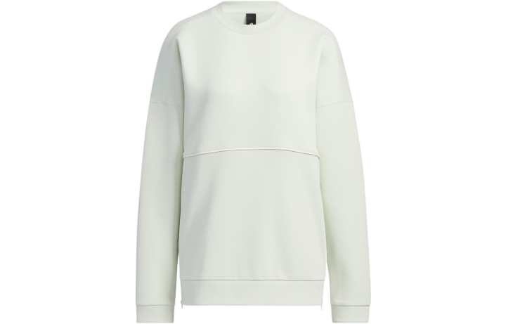 Adidas Adidas Sweatshirts Women's Linen Green Crew Neck Moderate Regular