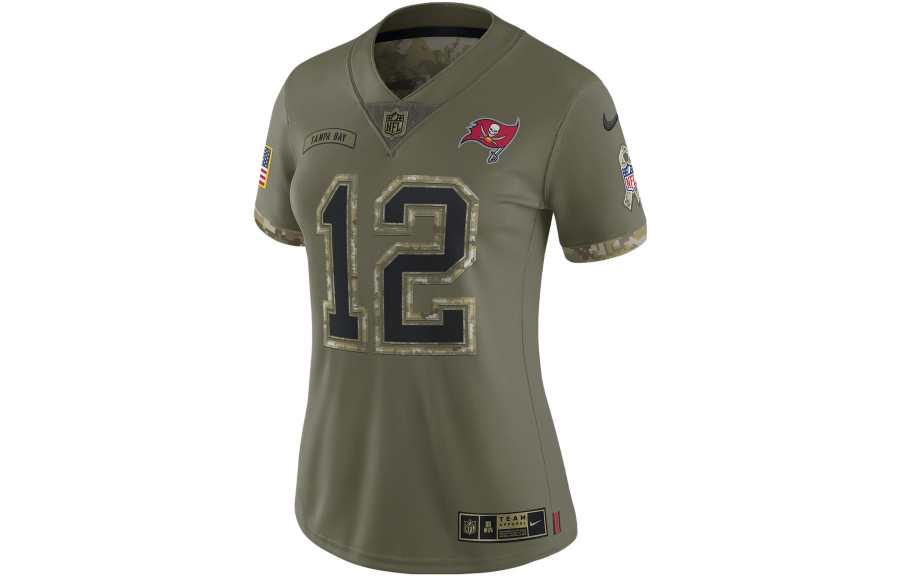 Nike Nike T Shirts Women's Olive V Neck Moderate Straight Fit