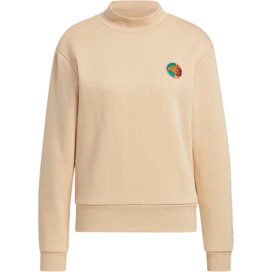 Adidas Neo Sweatshirts Women's Magic Light Umber Crew Neck Moderate Regular