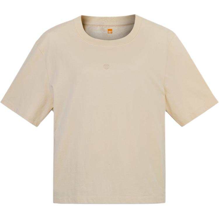 Timberland Drop Shoulder Sleeve T Shirt Women's Light Brown
