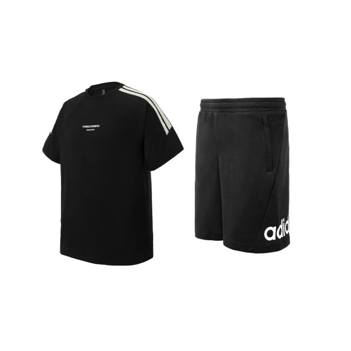Adidas Adidas Casual Sportswear Men's Set Black