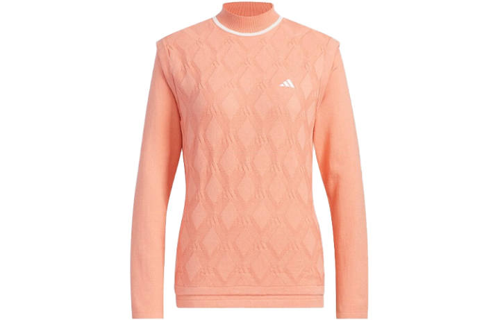 Adidas Adidas Knitwear Women's Pink Umber Turtleneck Moderate Two Piece Set