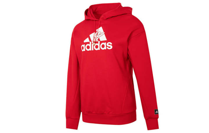 Adidas Adidas Sweatshirts Women's Red Hooded Moderate Regular