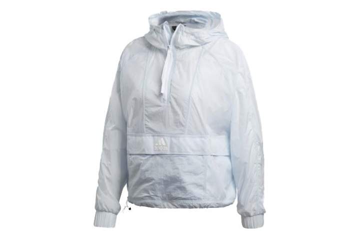 Adidas Adidas Jackets Women's Sky Blue Hooded Moderate Other