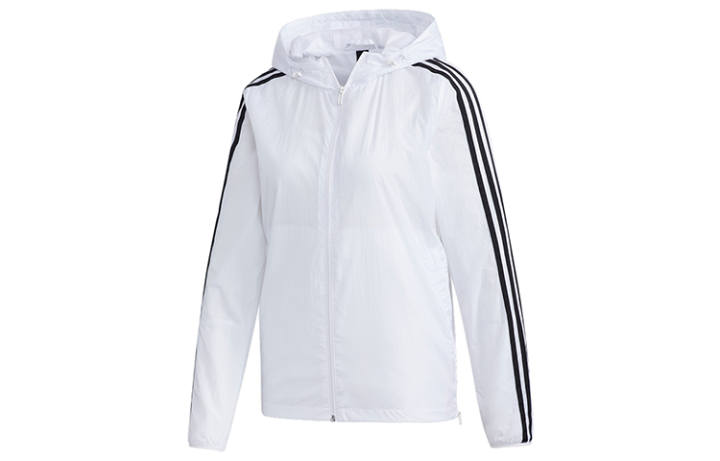 Adidas Adidas Jackets Women's White Hooded Moderate Other