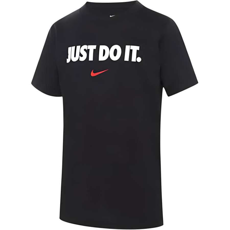 Nike Nike T Shirts Women's Black Crew Neck Moderate Straight Fit