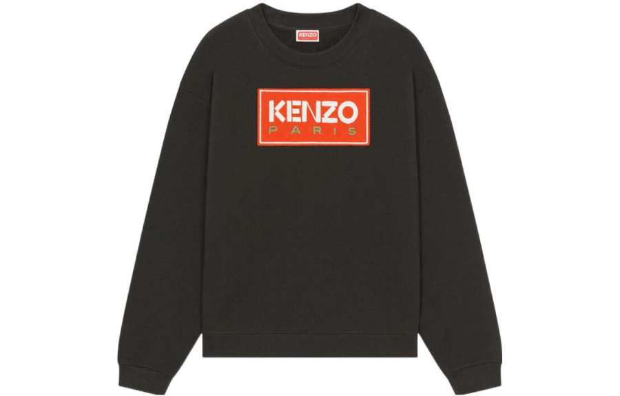 KENZO 【Previous Season】logo patch crew-neck sweatshirt
