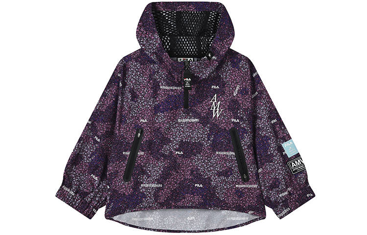 FILA MIHARA YASUHIRO Collaboration Collection Jackets Women's Ebony Purple Hooded Moderate Other