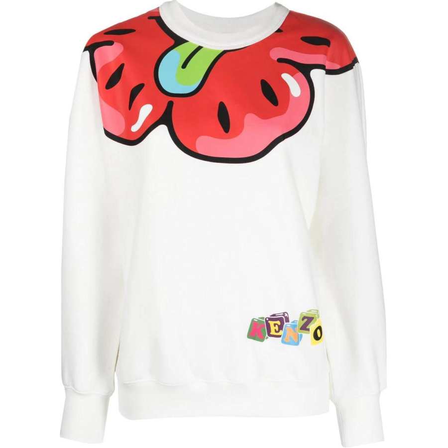 KENZO Kenzo graphic-print long-sleeve sweatshirt