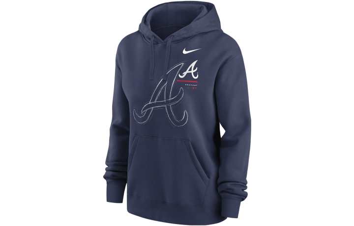 Nike Nike Sweatshirts Women's Navy Blue Hooded Moderate Regular