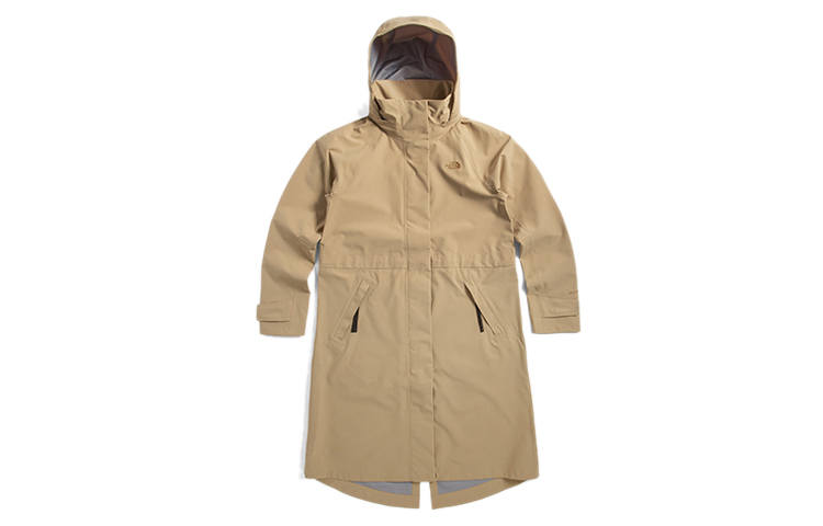 THE NORTH FACE Jackets Women's Khaki Hooded Moderate Other
