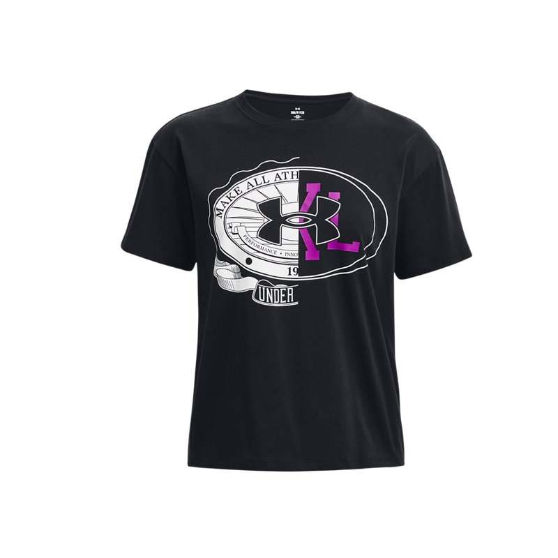Under Armour Make All Drop Shoulder Sleeve T Shirt Women's Black