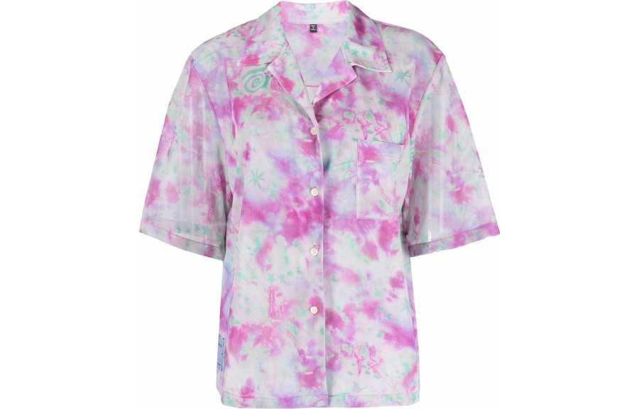 McQ Alexander McQueen Shirts Women's Pink Lapel Moderate