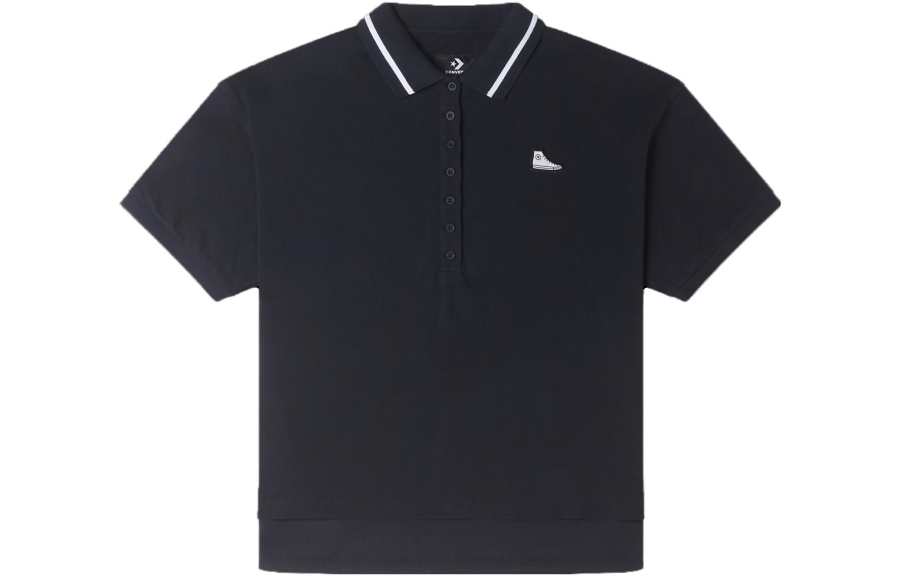 Converse Converse Polo Shirt Women's Black