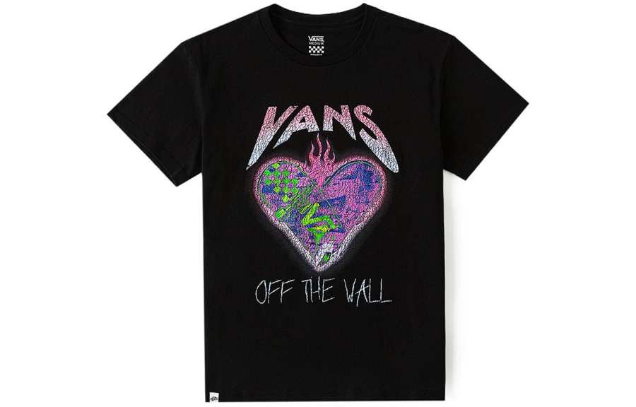 Vans T Shirts Women's Crew Neck Moderate Straight Fit