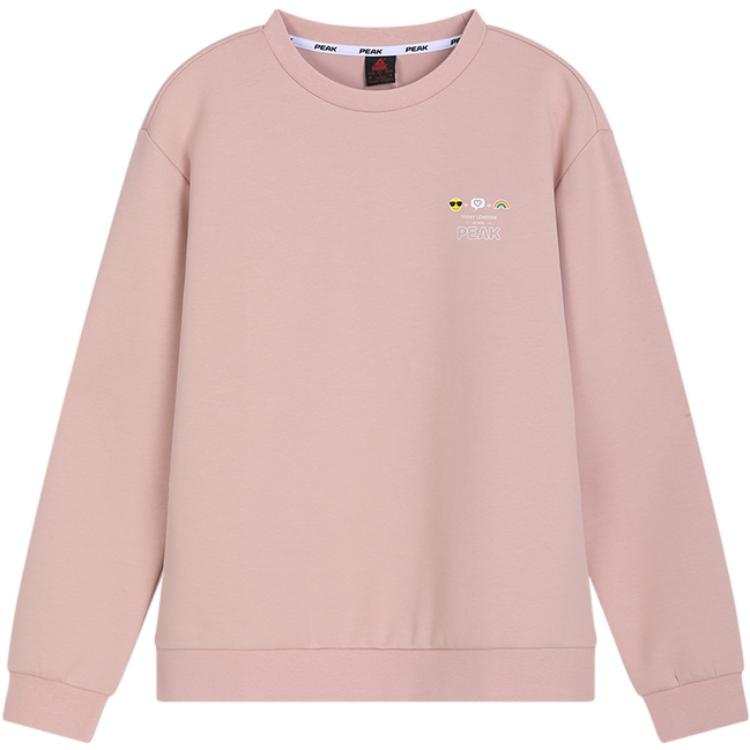 PEAK Sweatshirts Women's Pink In The Sky Crew Neck Moderate Other