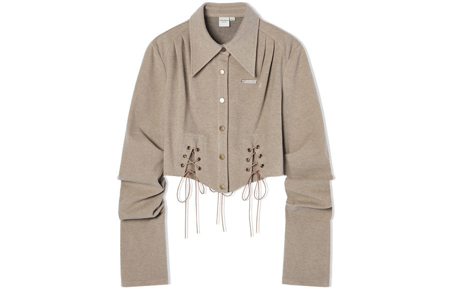 EPTISON WOMAN Shirts Women's Lapel Moderate Shirt