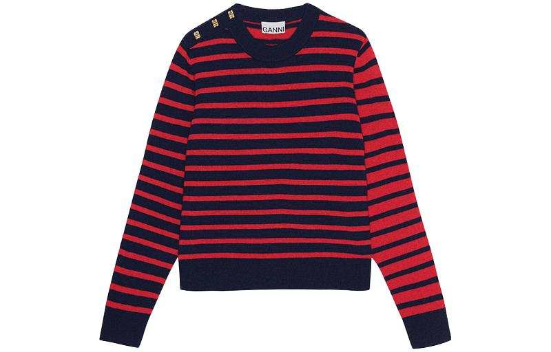 GANNI FW23 Knitwear Women's Garnet Juice Red