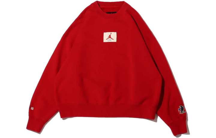 Jordan Jordan Sweatshirts Women's Red Crew Neck Moderate Regular