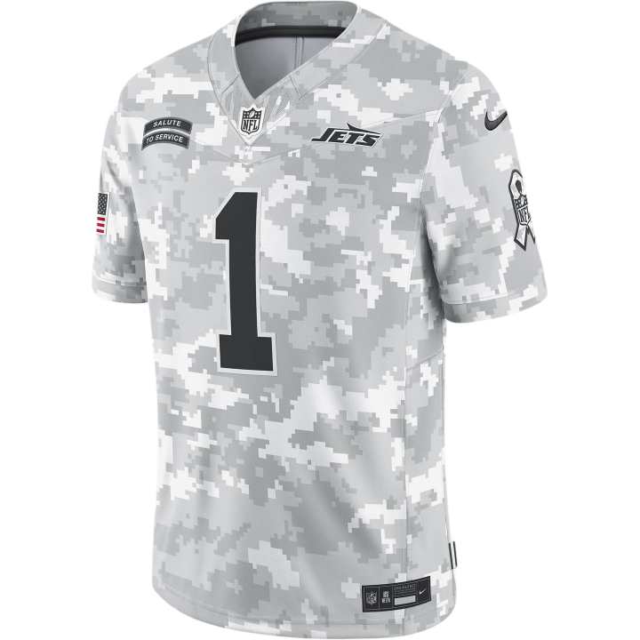 Nike Nike Sauce Gardner New York Jets Salute To Service Men's Nike Dri FIT Nfl Limited Jersey