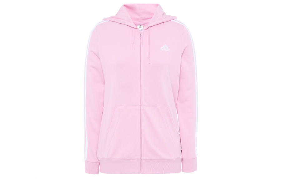 Adidas Adidas Essentials Full Zip Hoodie Jackets & Coats Women's Pink