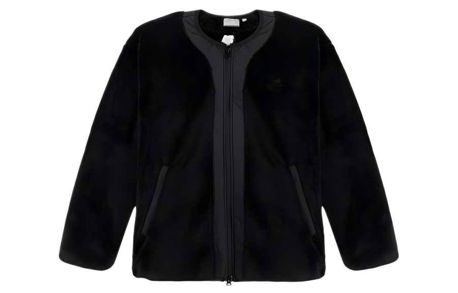 New Balance New Balance Patchwork Fleece Lined Windproof Thermal Jacket Women's Black