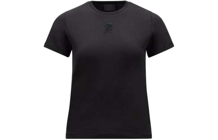 Moncler Moncler Logo embroidered Cotton T shirt