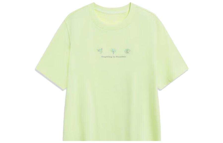 Li-Ning Li Ning Sports Life Collection T Shirt Women's Light Fruit Green