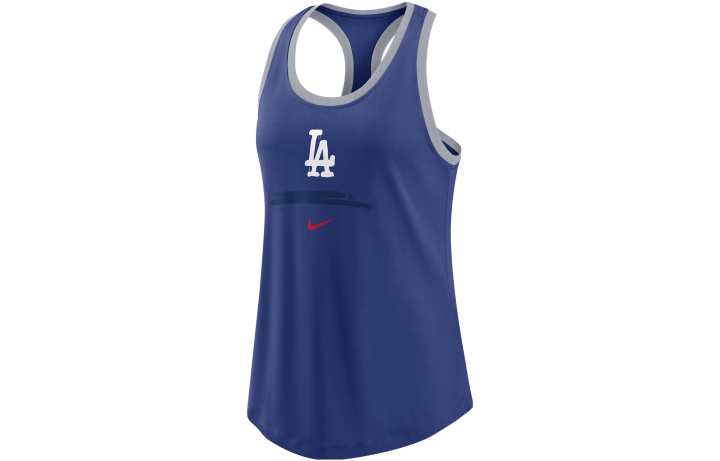 Nike Nike T Shirts Women's Blue Low Round Neck Moderate Straight Fit