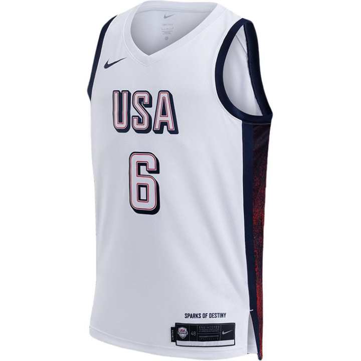 Nike Nike Dri Fit Basketball Jersey Unisex White