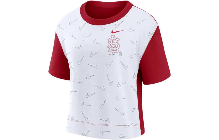 Nike Nike T Shirts Women's White Crew Neck Moderate Straight Fit