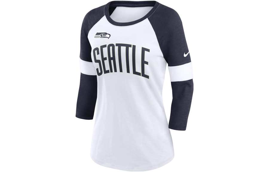 Nike Nike T Shirts Women's White Crew Neck Moderate Straight Fit