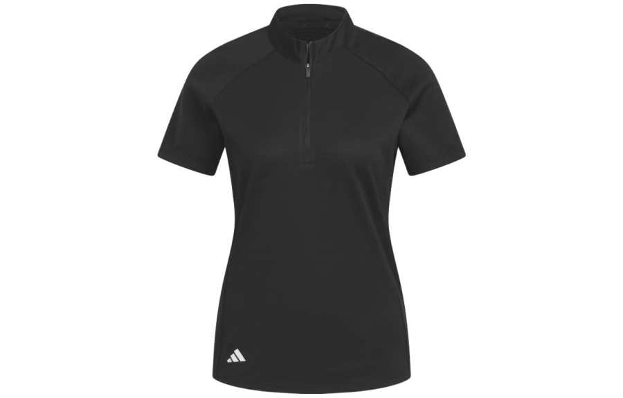 Adidas Adidas Polo Shirts Women's Black Polo Collar Moderate Other