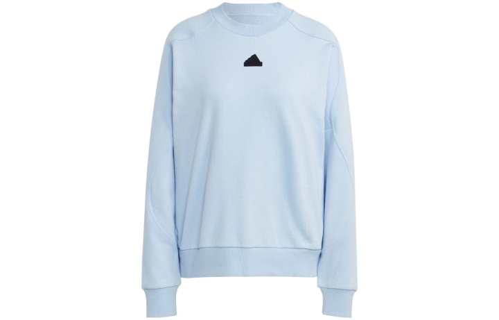 Adidas Adidas Sweatshirts Women's Blue Crew Neck Moderate Regular