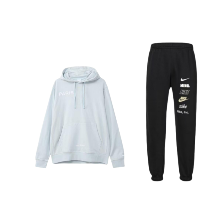 Nike Nike Sweatshirt Sets Unisex Hooded Moderate