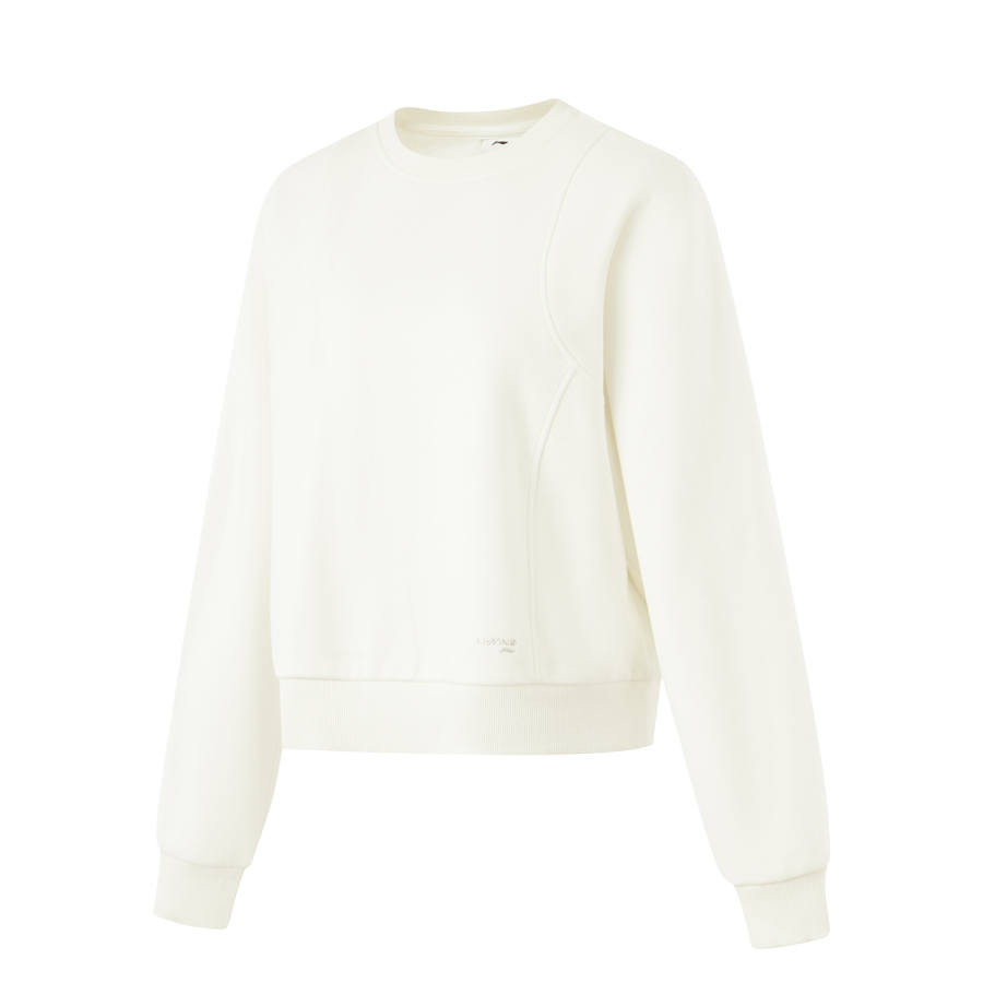 Li-Ning Li Ning Fitness Series Sweatshirt Women's Champagne White