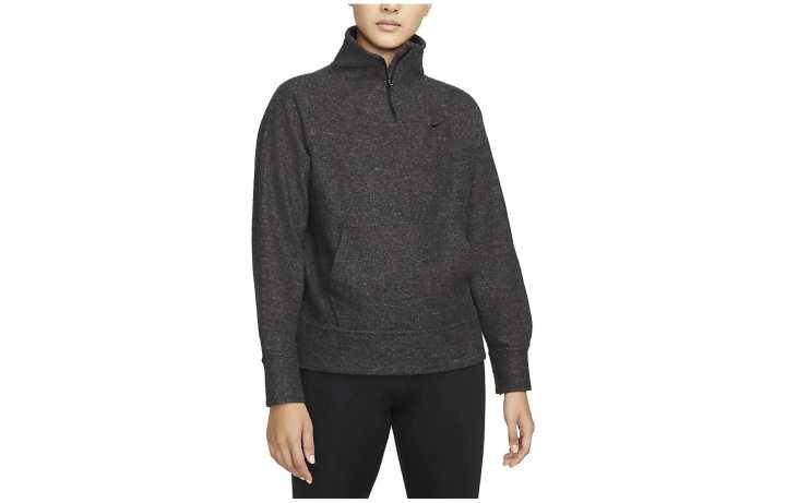 Nike Nike Sweatshirts Women's Black Stand Collar Moderate Regular