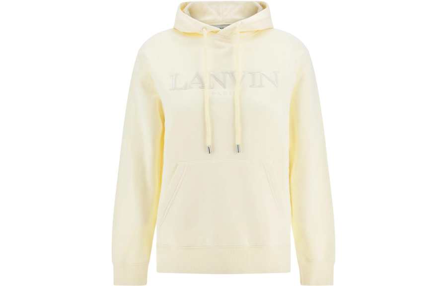 Lanvin Lanvin Logo Embroidered Drawstring Hoodie