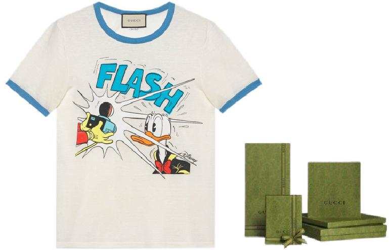 GUCCI T Shirt Women's Gift Box Set Ivory White