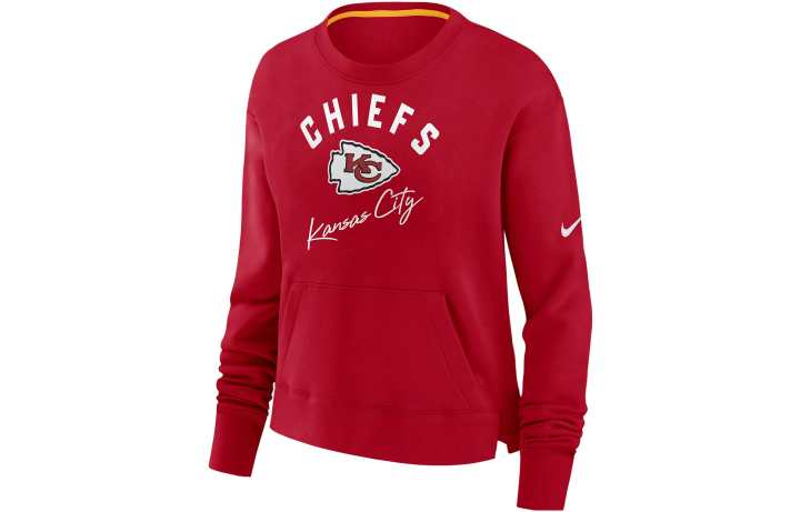 Nike Nike Sweatshirts Women's Red Crew Neck Moderate Regular