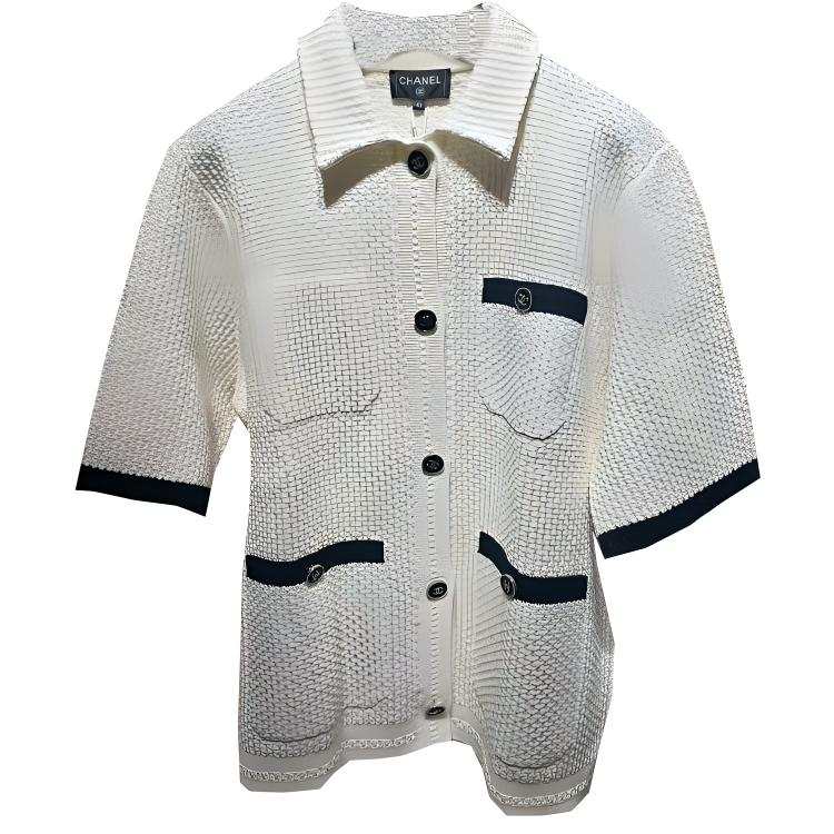 CHANEL 24 Spring Summer 24P Knitwear Women's Ecru
