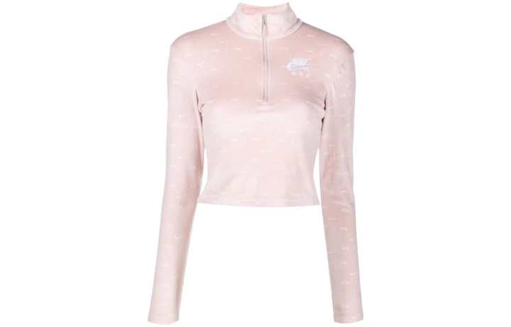 Nike Nike Sweatshirts Women's Pink Stand Collar Moderate Regular