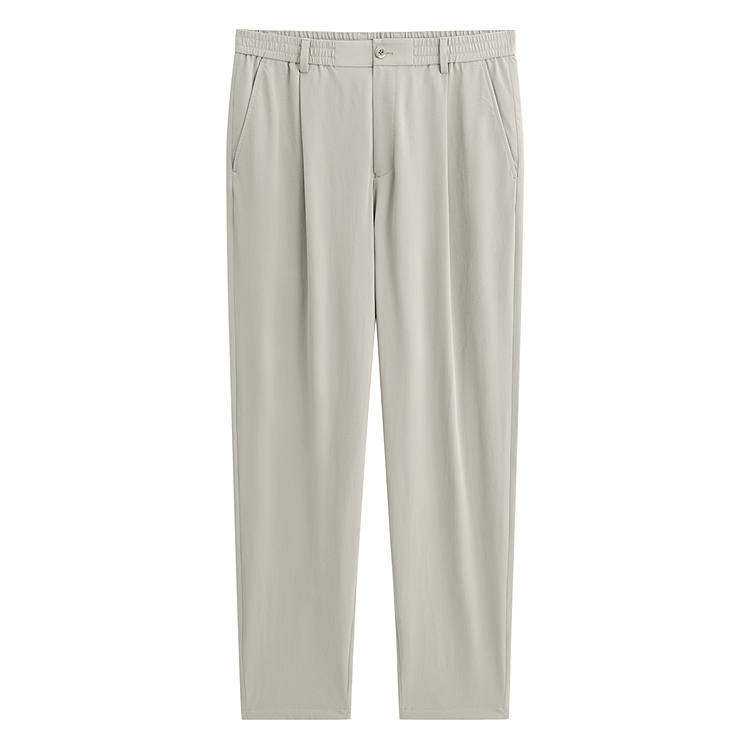 PEACEBIRD MEN Casual Pants Men's Light Gray Green 1