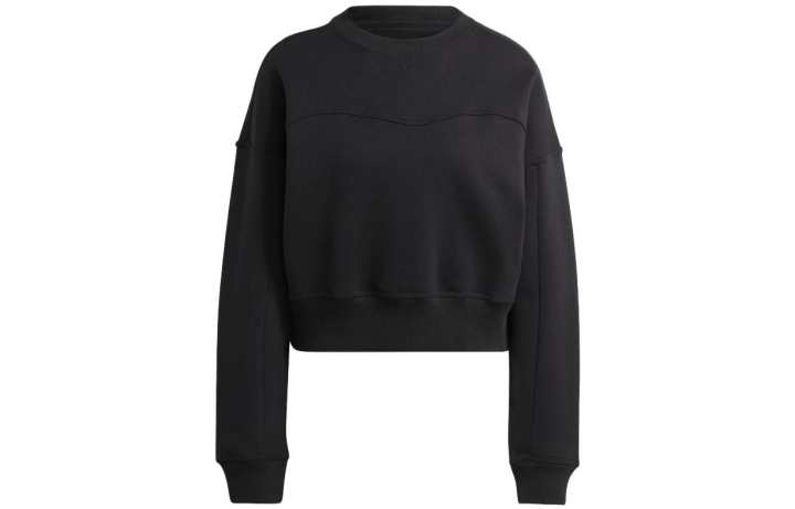 Adidas Adidas Sweatshirts Women's Black Crew Neck Moderate Regular